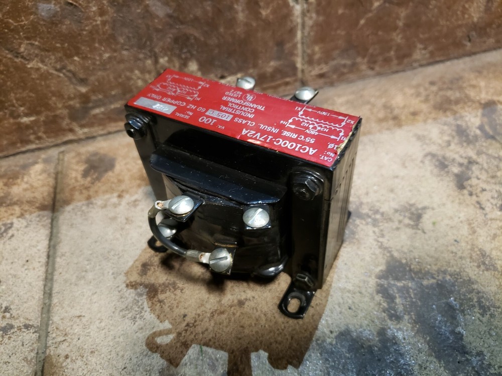 (QTY:1) GENERAL PURPOSE AC100C-17V2A INDUSTRIAL CONTROL TRANSFORMERS VA:100