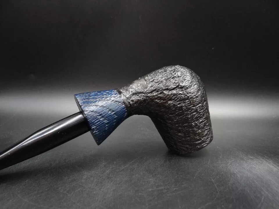 TURKIEWICZ BLACK OAK MORTA HAND MADE FANCY LARGE BRANDY PIPE **