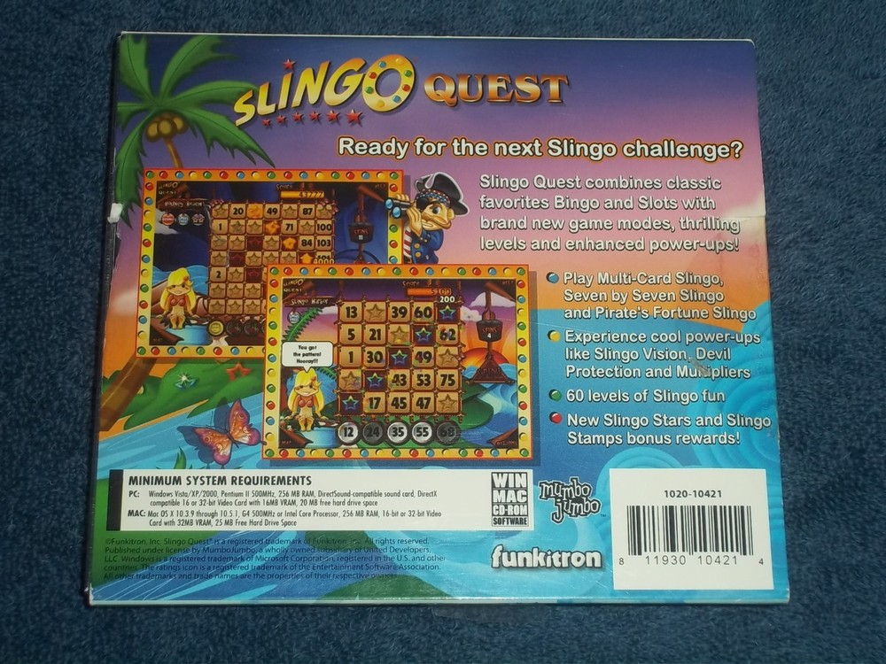 SLINGO QUEST PC GAME (PC, 2007)