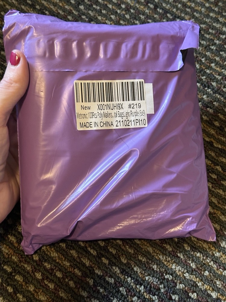 6 X 9 Purple Poly Mailers (100 Pack)