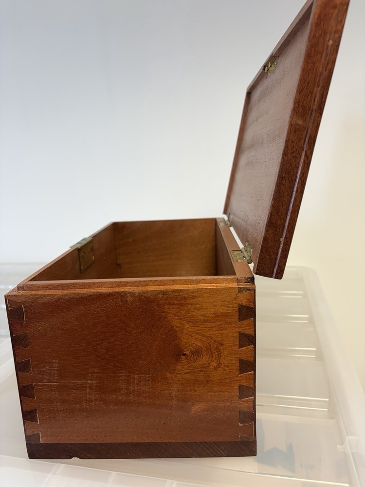 Mahogany Tool Box For Vintage Car