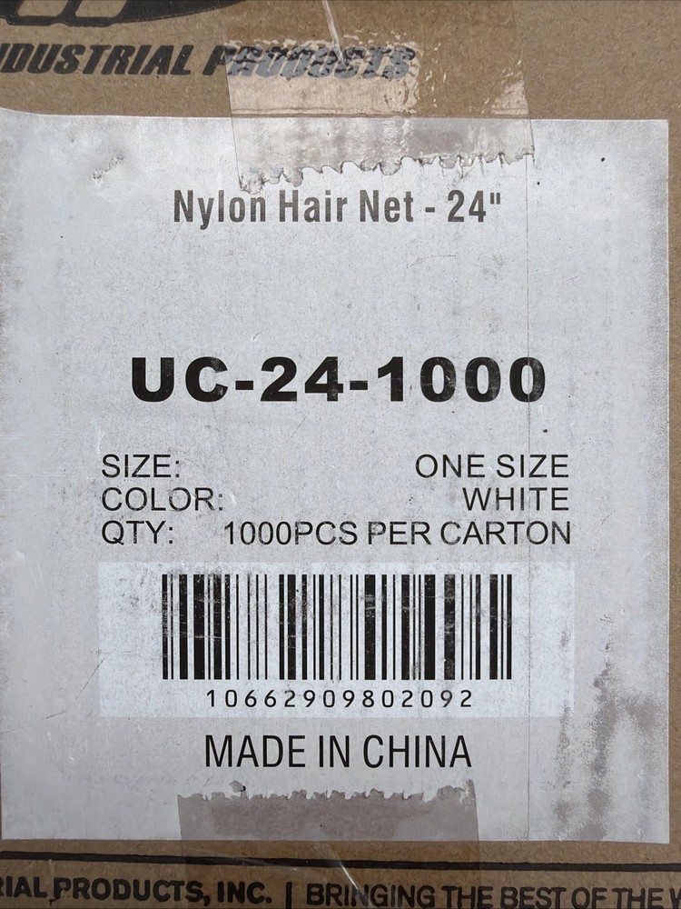PIP Nylon Hairnet 24” - 1000 Ct
