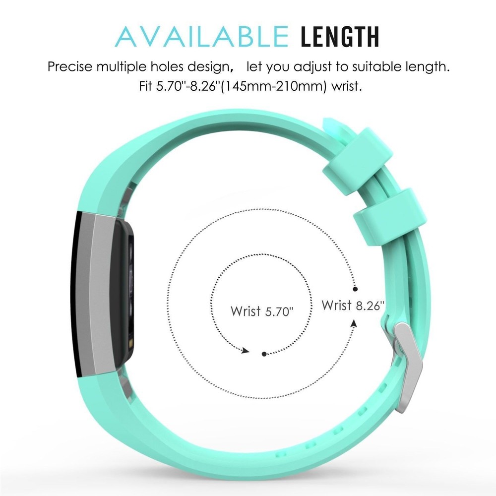 Replacement Silicone Rubber Band Strap Wristband Bracelet For Fitbit CHARGE 2