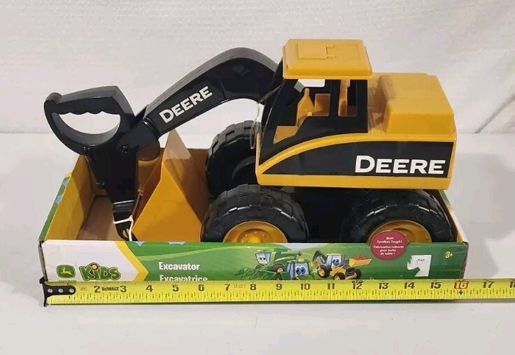 TOMY John Deere Large Construction Excavator Plastic Kids