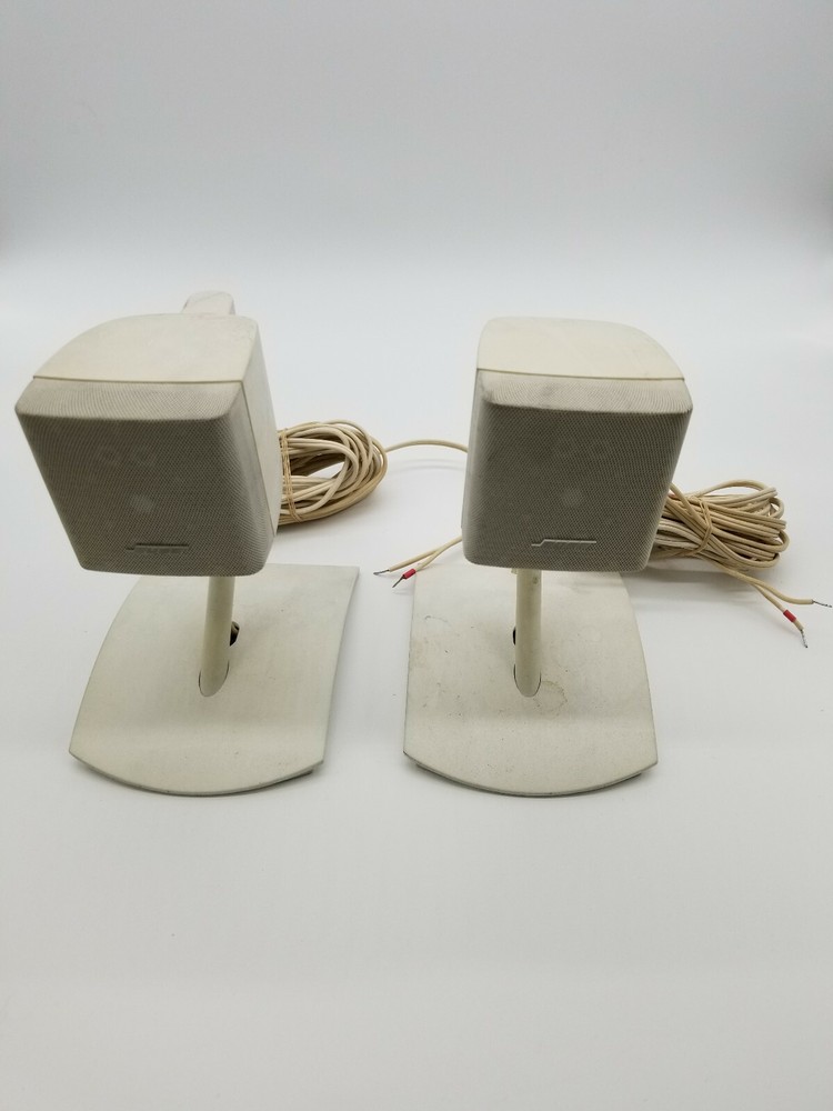 Bose Fresspace 3 Single Cube White Speakers