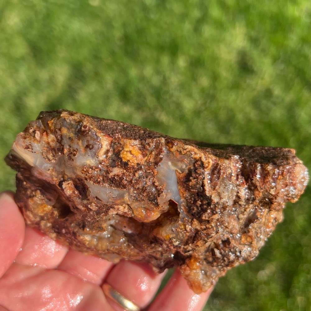 Liberty Ledge Agate Rough Faced Specimen 386gm (P22)