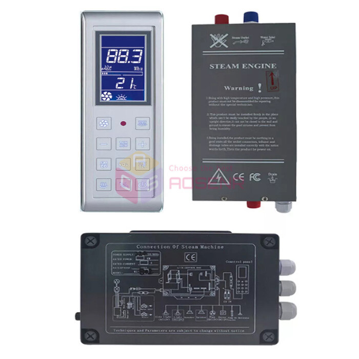 Multi-function KL-801 Steam Room Controller +Fan+ 3KW Generator+Speaker