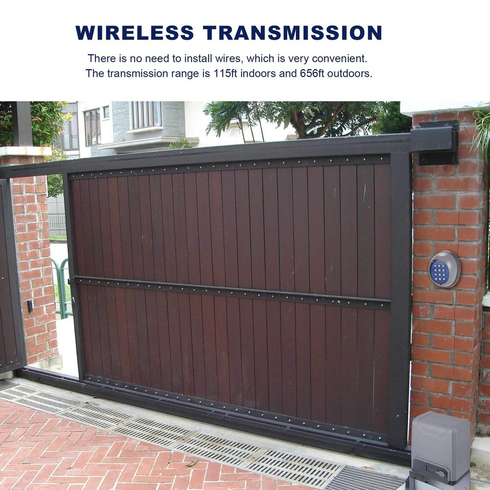 Security Wireless Automatic Code Entry Gate Keypad Remote Operator Panel Control