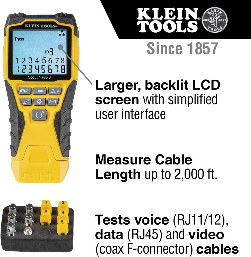 Cable Tester and Data Cable Installation Tool Kit