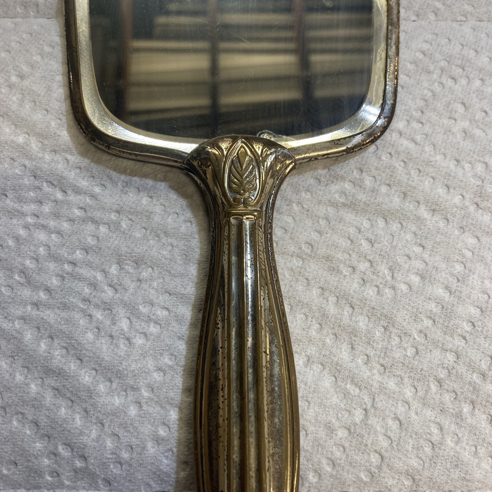 Vintage 1920/1930s Silver Vanity Mirror