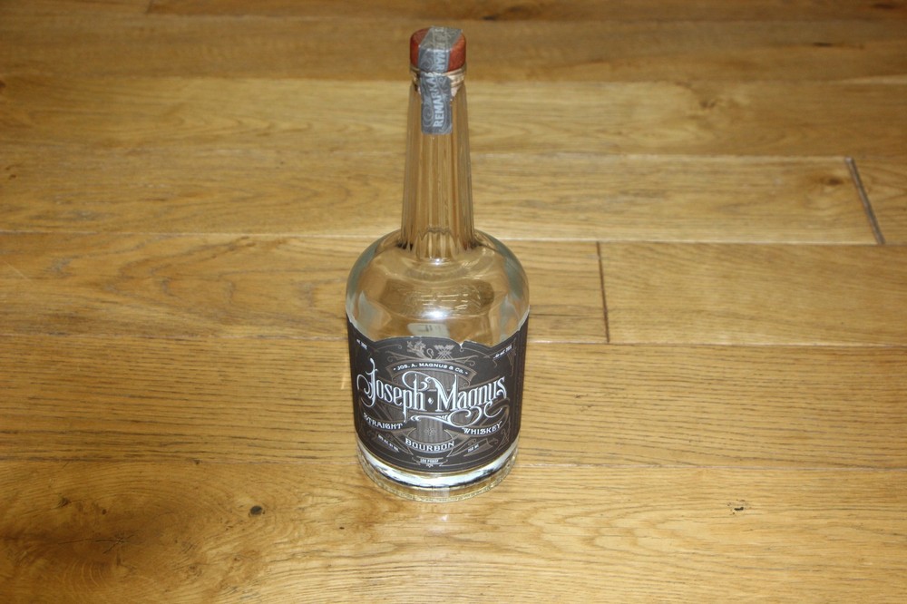 Josepha Magnus Empty Bourbon Bottle 100 proof Empty Bottle Cigar Blend T