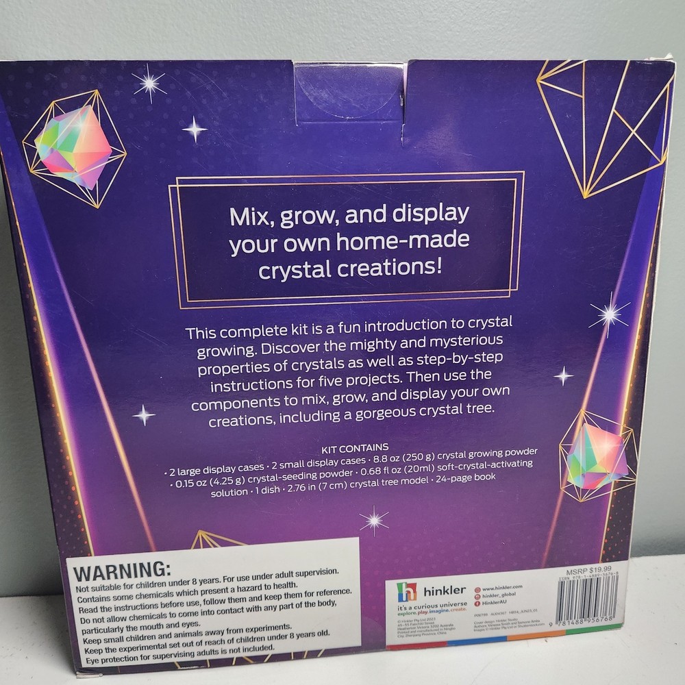 Complete Crystal Growing Kit New in Box