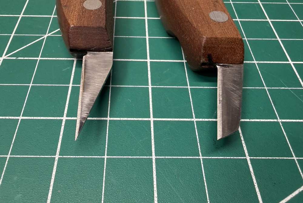 2 Hock Carving Knives - great condition - modified
