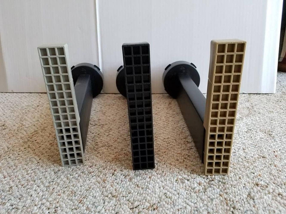 Universal Retaining Wall Block Drain Gray 3-Pack (WDPG)