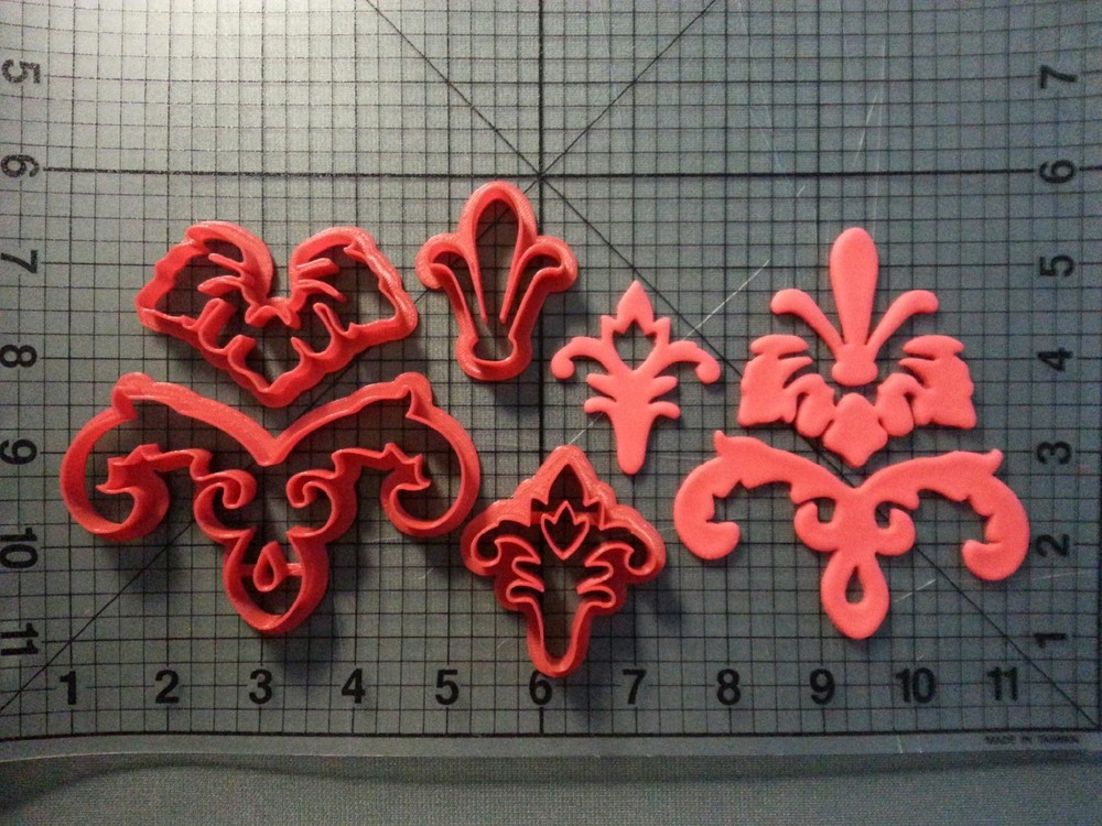 Fleur de lis Cookie Cutter Set