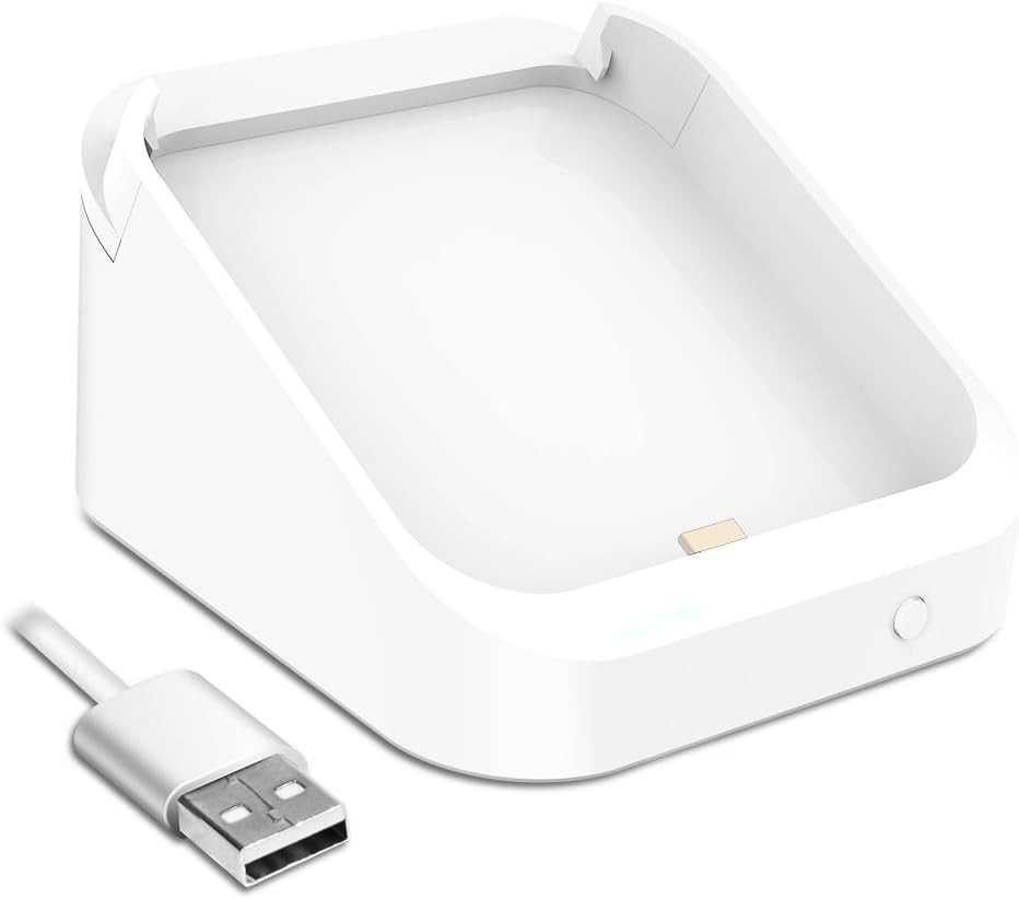 Dock Compatible with Square Reader 2nd Generation, USB Docking Station, White