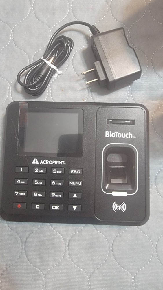 Acroprint BioTouch Standalone Fingerprint Time Attendance