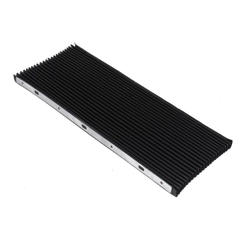 40cm Rubber Machine Tool Foldable Accordion Cover Shield Guard