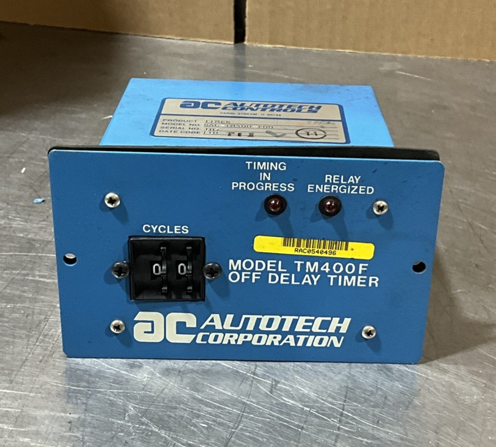 AUTOTECH CORPORATION TM400F OFF DELAY TIMER