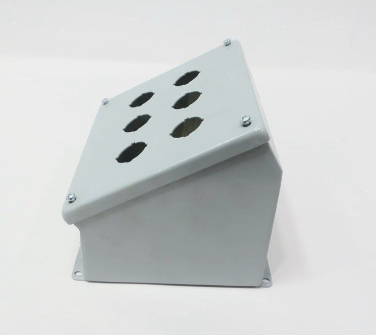 nVent Hoffman E6PBA Pushbutton enclosure For (6) 30mm Pushbuttons