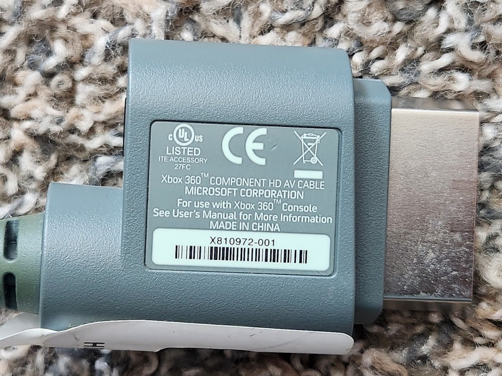 OEM Microsoft Xbox 360 Component HD AV Cable - X810972-001