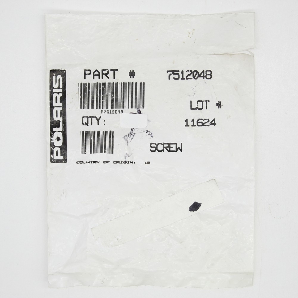 Polaris Screw Part Number 7512048