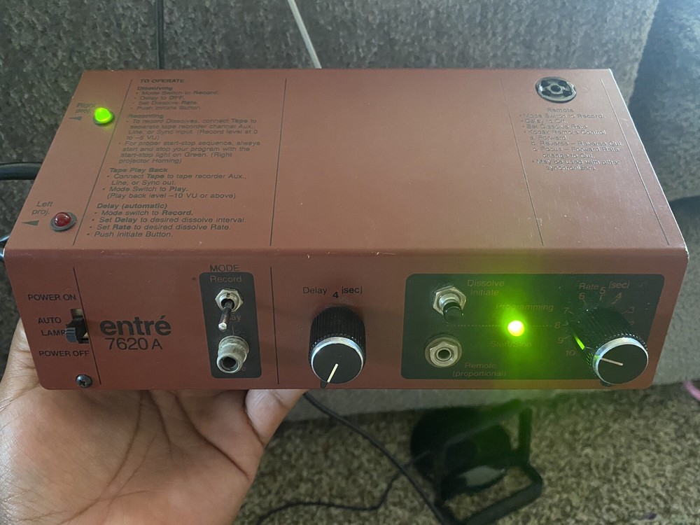 Entre Electronic 7620A Projector Programmer Dissolve Unit Controller
