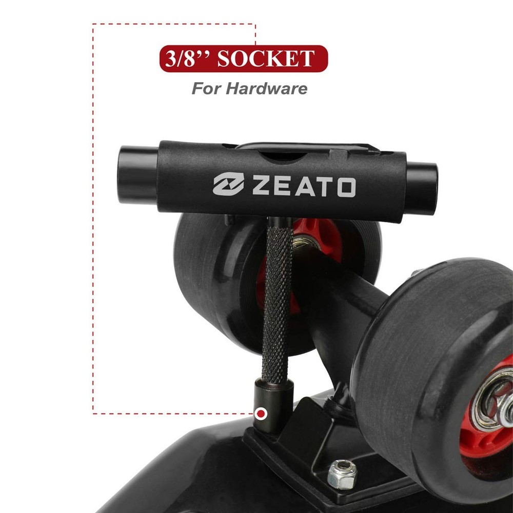 Compact Skateboard Tool - Multi Socket T-Shape Allen Phillips Driver