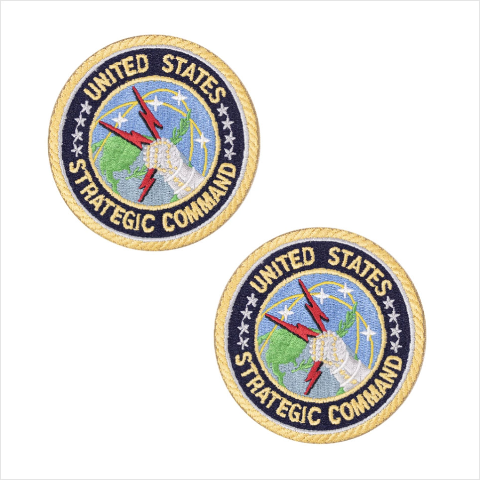 GENUINE U.S. AIR FORCE PATCH: STRATEGIC COMMAND - COLOR NO HOOK