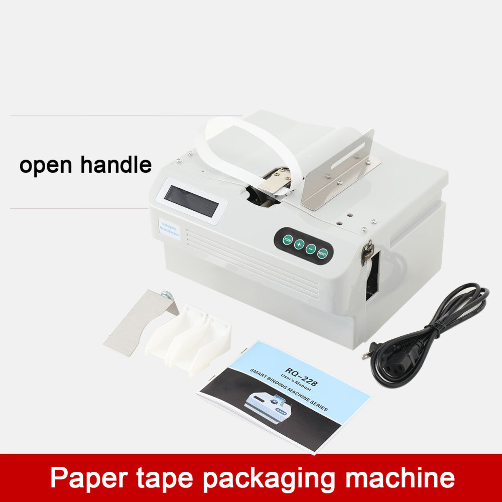 Automatic Small Banknote Binding Machine Money Packer Strapping Bundling Machine