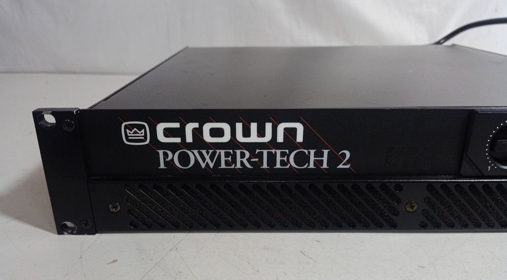 Crown Power Tech 2 2-Channel Power Amplifier Rack Mountable - Tested & Working