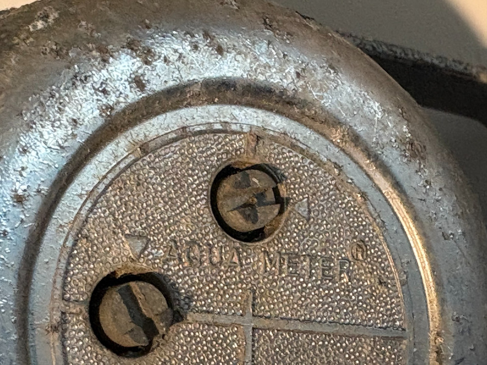 Vintage Aqua Meter Roto-Matic Compass