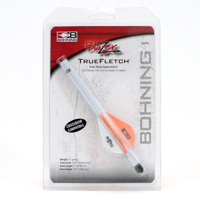 Bohning Blazer True Fletch Orange White 6 PACK