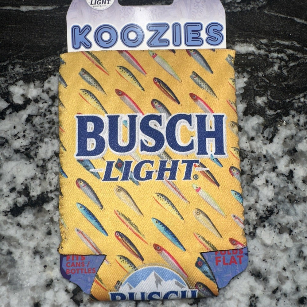 Busch Light Fish Fish Fish Can Cooler Koozie