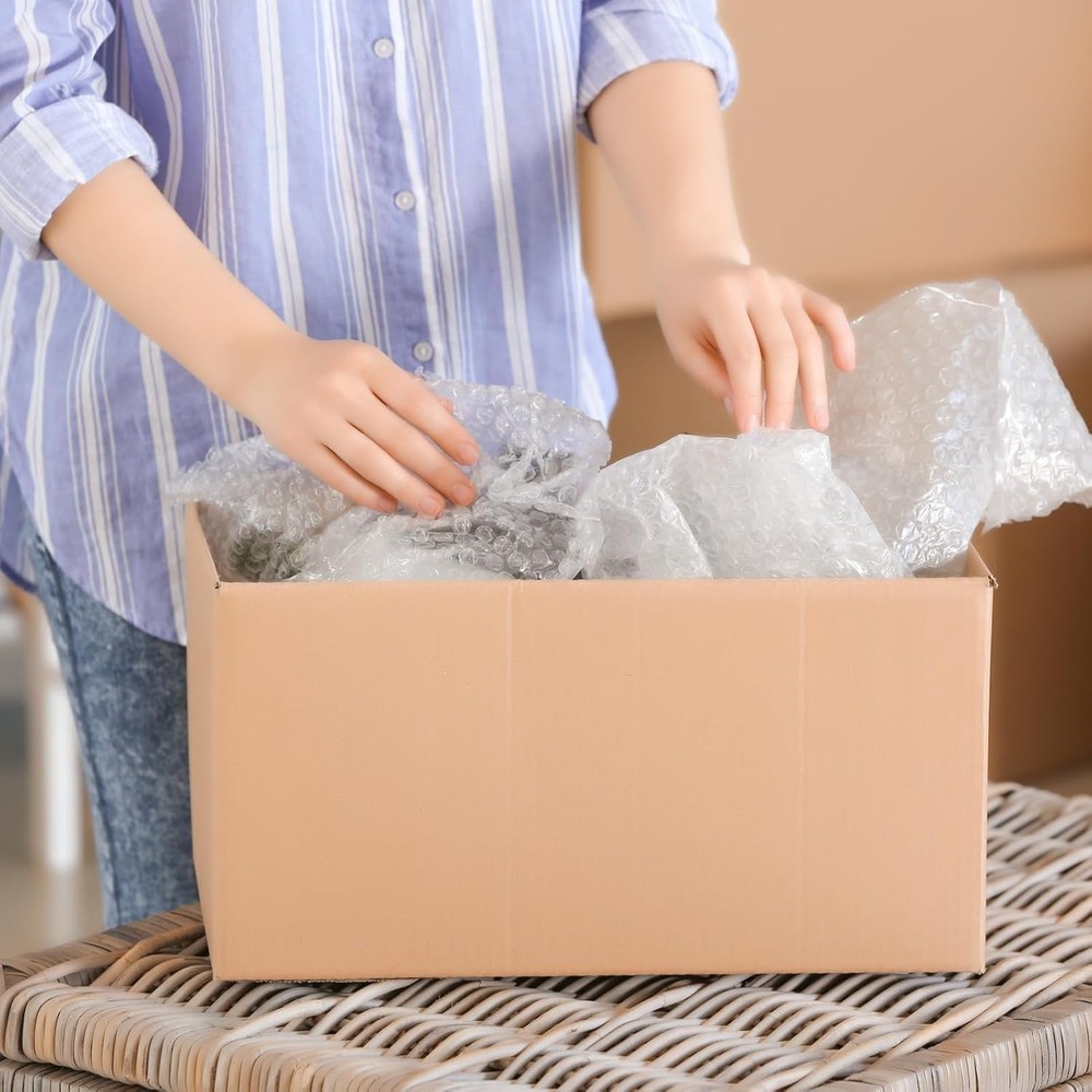 12'x15' Bubble Cushioning Wrap for Safe Shipping & Storage Solutions