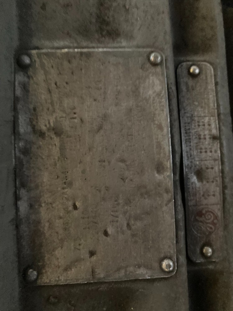 5 ' POWER SHEAR SHEET METAL WORK NOTEBOUND SHYEAR 12 GAGE