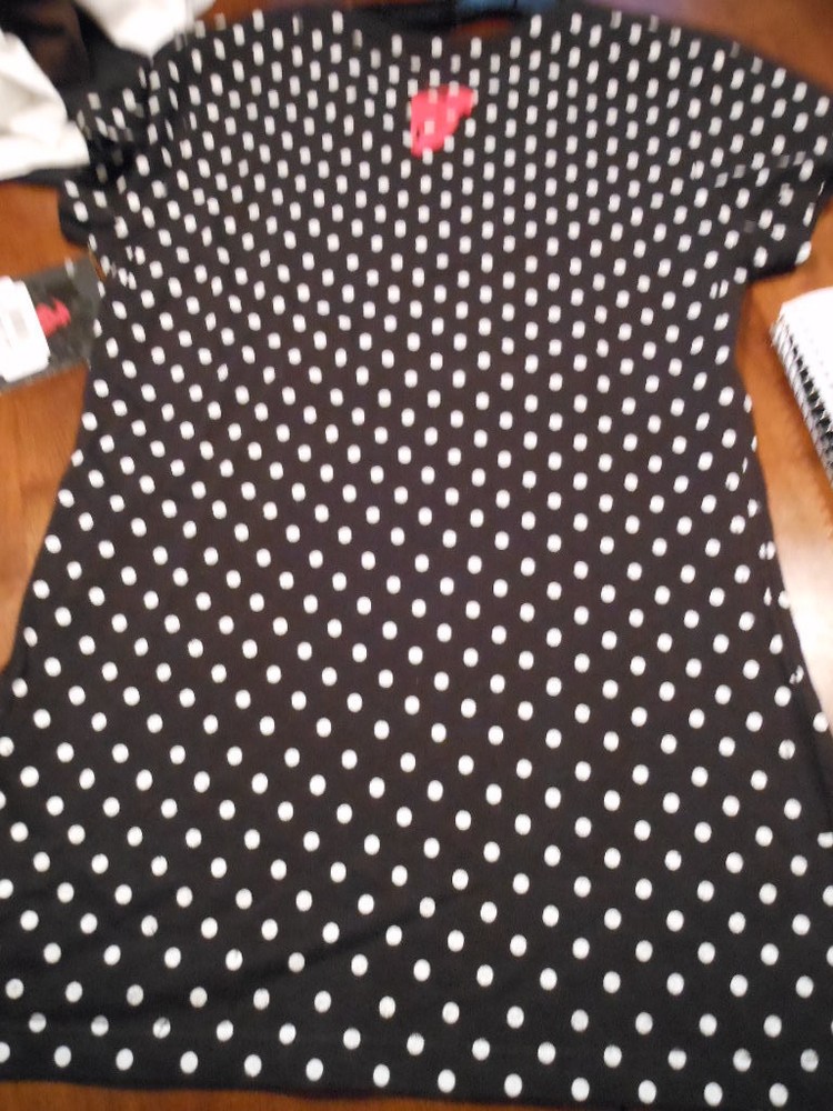 New Shirt Thor Dotty Black Tee Womens Size Large