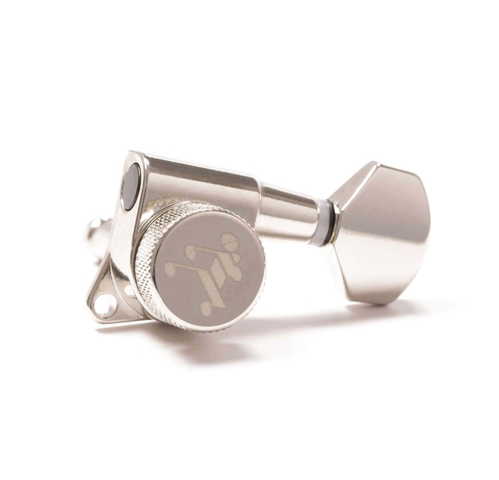 Tone Ninja 19:1 Locking Tuners, 3x3 Baritone set, Nickel