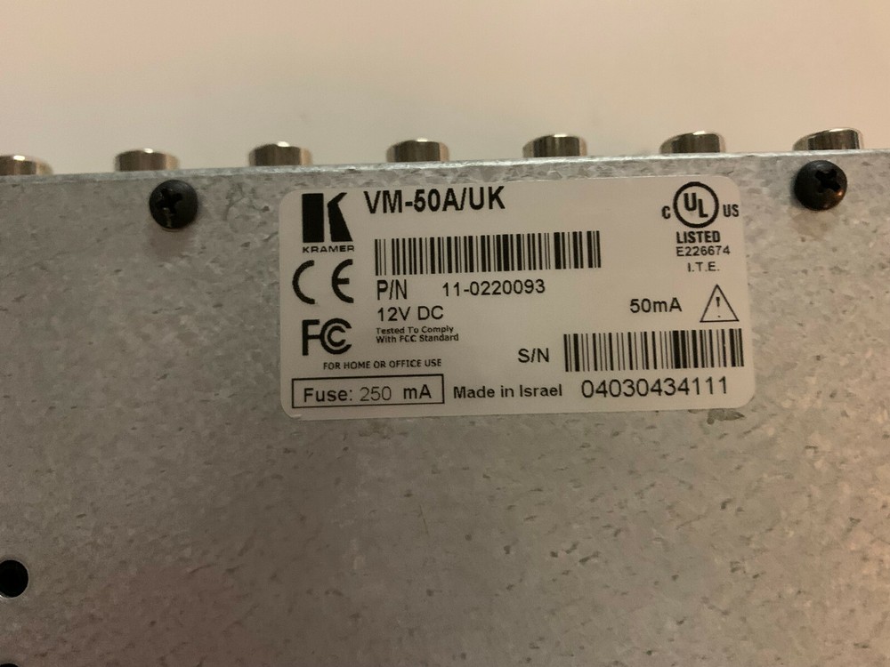 KRAMER VM-50A 1:5 Audio Distributor