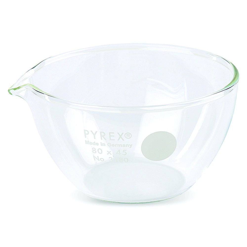 Corning PYREX #3180-80, 140mL Flat Bottom Evaporating Dishes (Single)