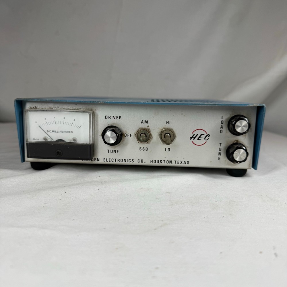 Vacuum Tube Linear Amplifier Holden Electronics Houston Texas Model M200D