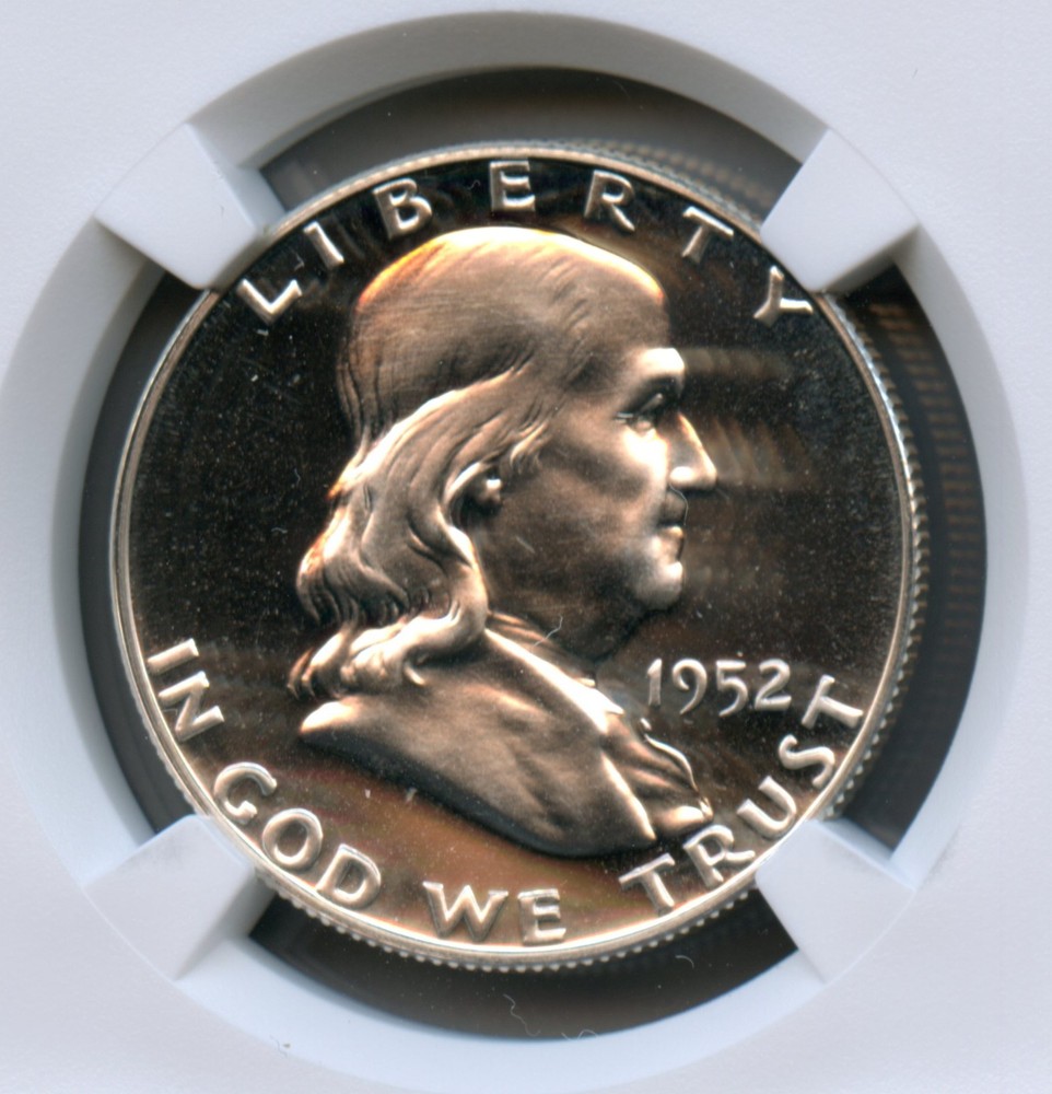 1952 Franklin Silver Half Dollar NGC PF (PR) 67