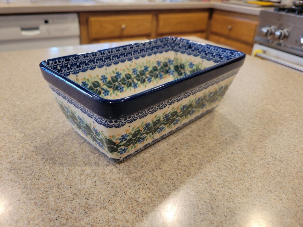 Polish Pottery 8" Loaf Pan