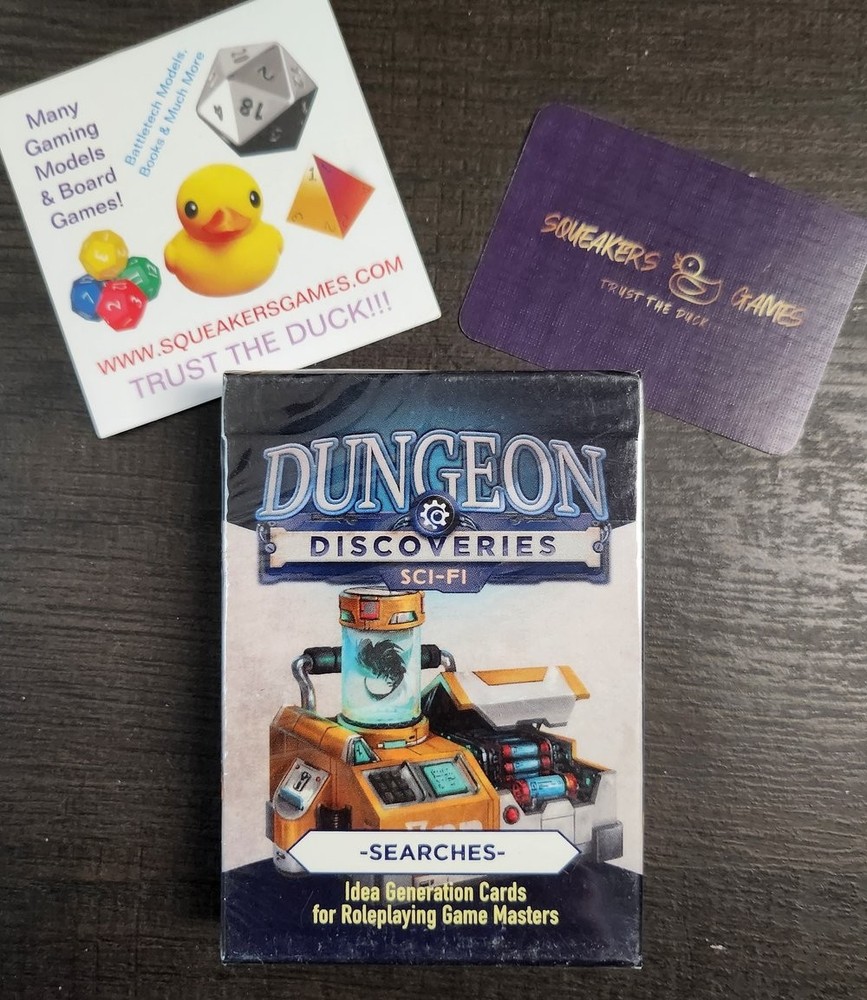 Dungeon Discoveries SciFi – Searches – Card Deck (*See Per Order Flat Rate S