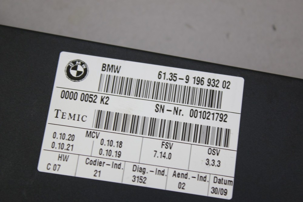 ✅ 06-10 BMW E60 528i 525i M5 Front Seat Control Module Right 9196932 OEM