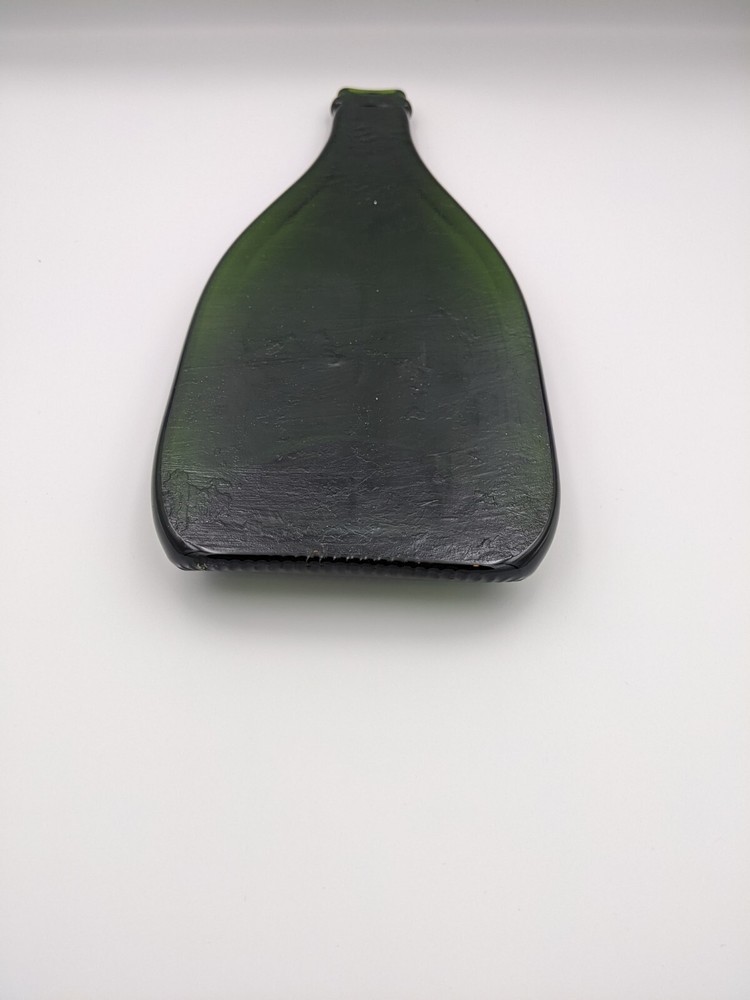 Green Glass Flat Glass Bottle Tray (3)