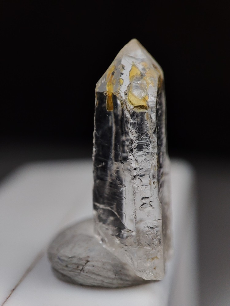 Petroleum Scepter Quartz Crystal Having Good Luster& Beautiful Growth.