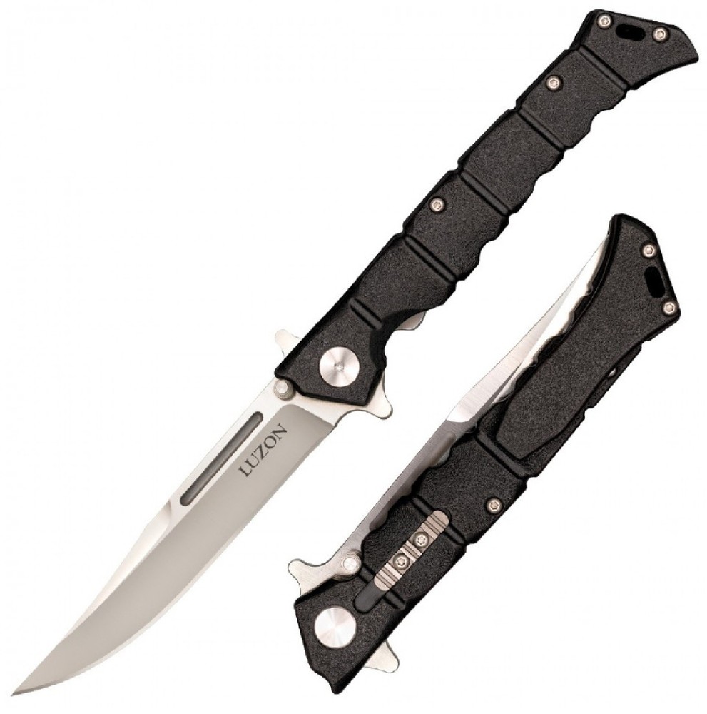 Cold Steel Luzon Folder 4.0 in Plain Black GFN Handle