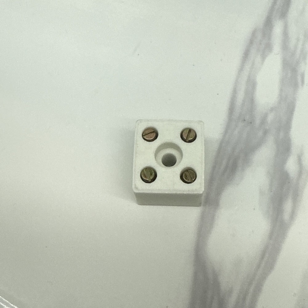 (NEW) Rancilio 2 Pole Ceramic Terminal Part # 3342001