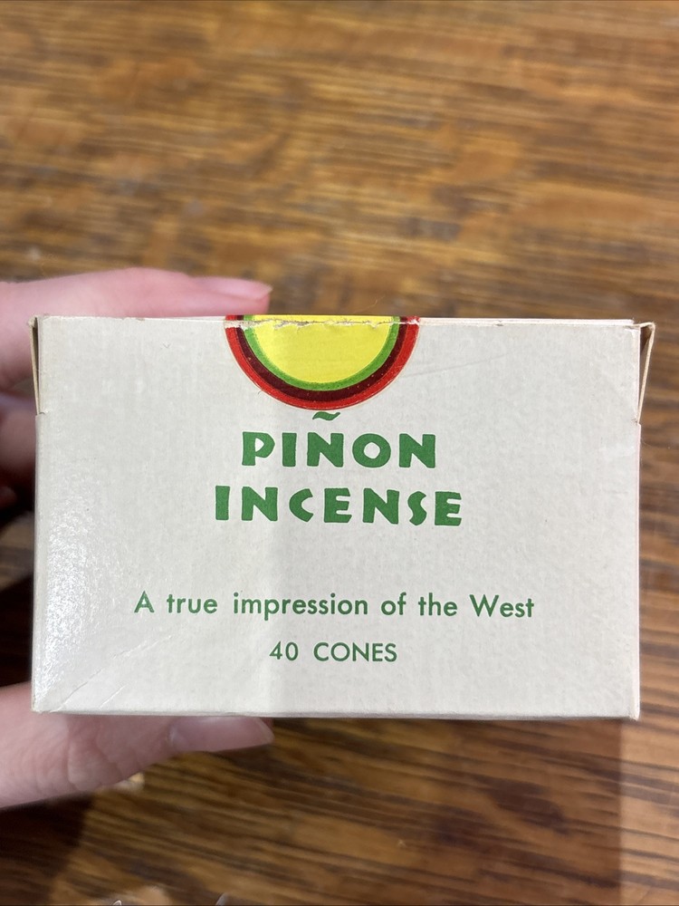 Vintage Piñon Incense 40 Cones New